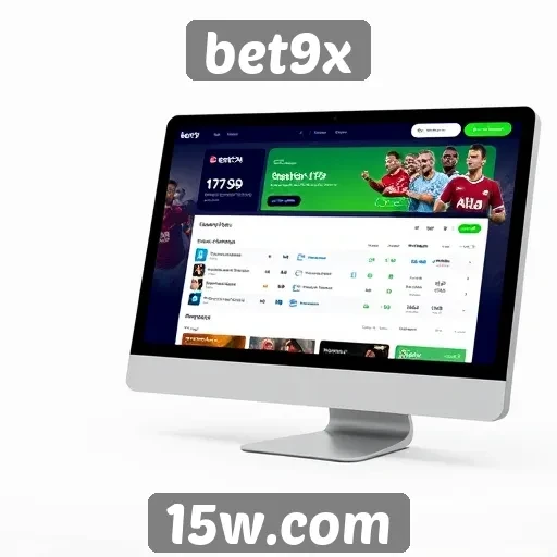 Interface e navegação do bet9x para usuários
