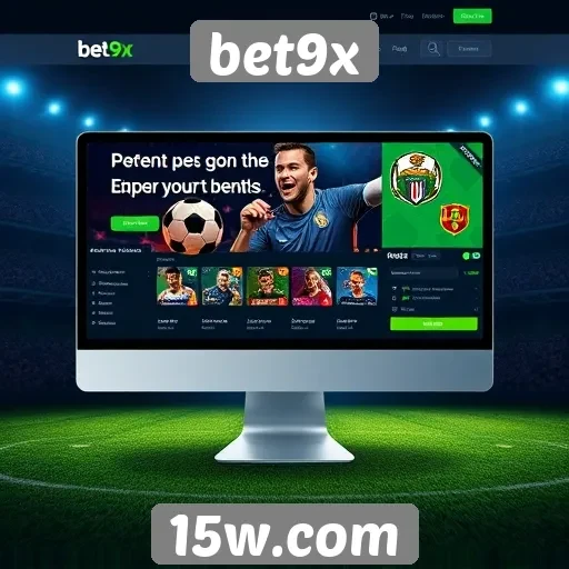 Atratividade do design do site bet9x
